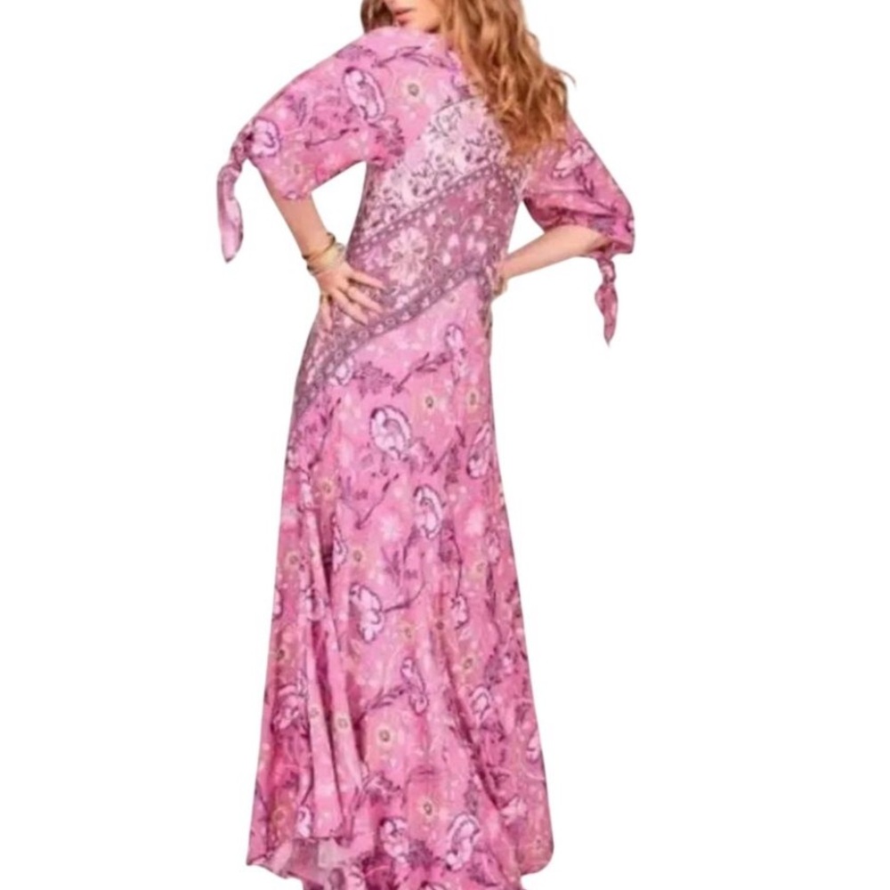 FREE PEOPLE Jen's Pirate Booty Baroque Hyacinth Maxi Size L New w/o Tag $289 SOO - Picture 3 of 12